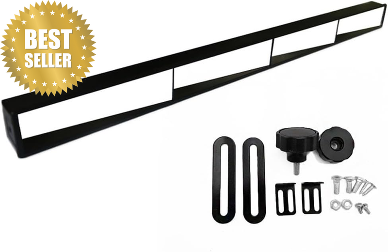 Golf Cart Rear View Mirror, 4-Panel Wide-Angle, Universal Fit for Yama-Ha, EZ-GO