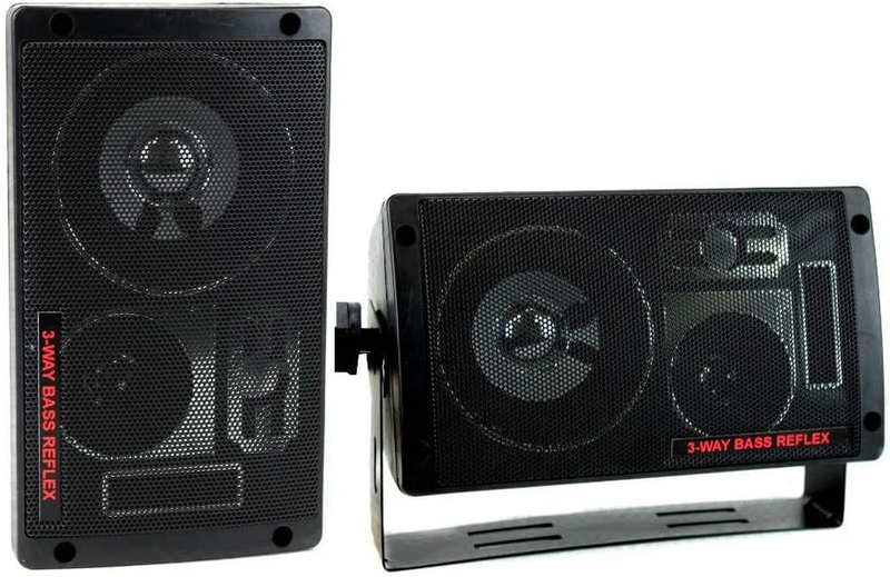 300 Watt 3 Way Audio Mini Box Dual Speaker Stereo System
