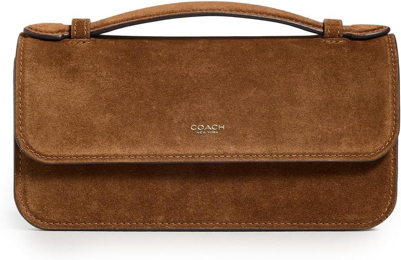 COACH Women's Suede Elora Top Handle Crossbody Bag