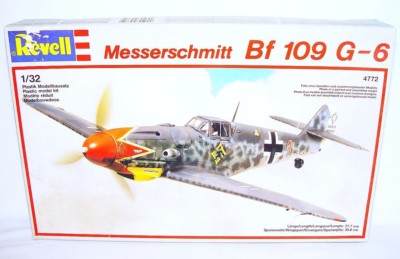 Revell 1:32 MESSERSCHMITT Bf 109 G-6 Hermann Graf EASTFRONT Fighter Plane MIB`87