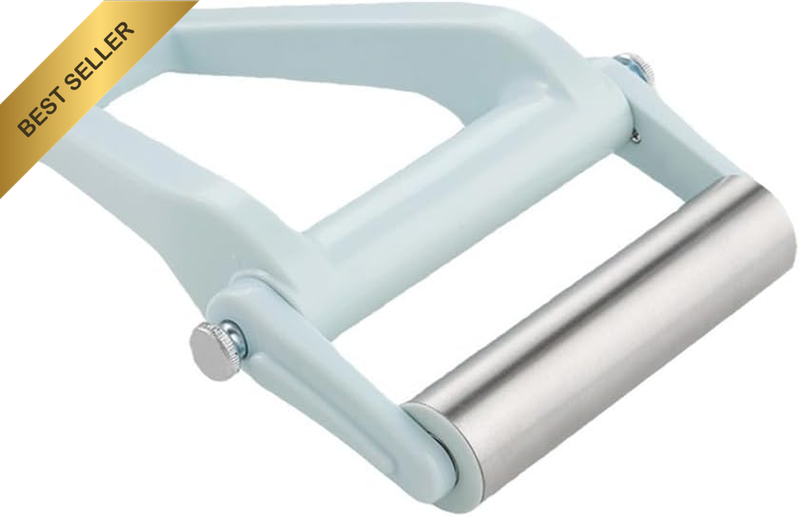 Adjustable Rolling Pin, 15.2 CM Stainless Steel Labor-Saving Dough Roller for Ho