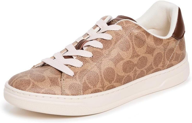 Coach Womens High Line Signature Coated Canvas Sneake