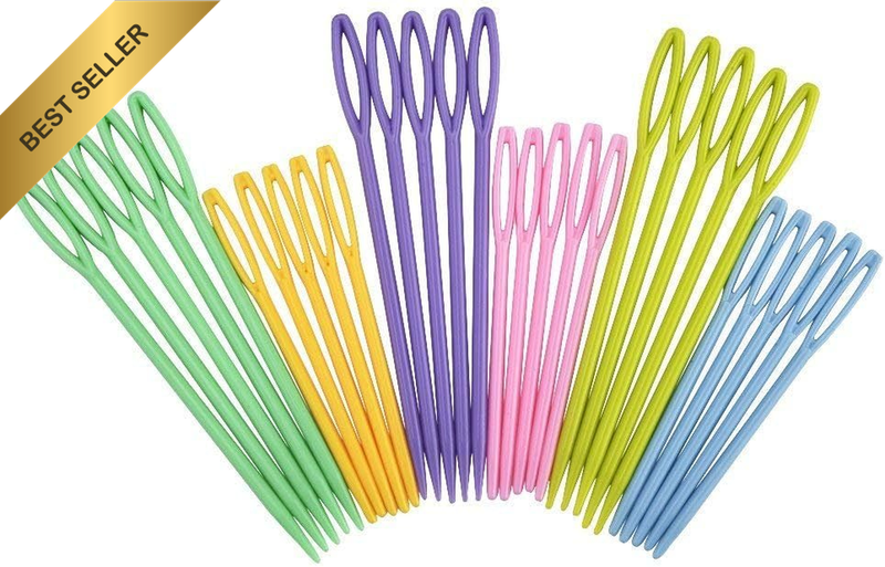 Plastic Sewing Needles 30Pcs,  15Pcs 3.5