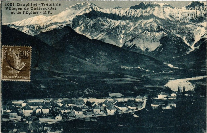 Cpa Dauphiné - Treminis Villages De Chateau-Bas Et De L'ÉGlise (247275)