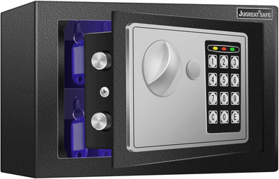 25 Keys Cabinet w/ Sensor Light Electronic Key Safe Pin Code Keyless Storage Box
