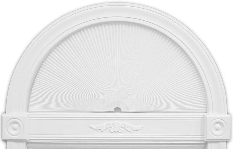 Fabric Shade No Tools Arch Light Filtering Cellular Polyester Cellular White NEW