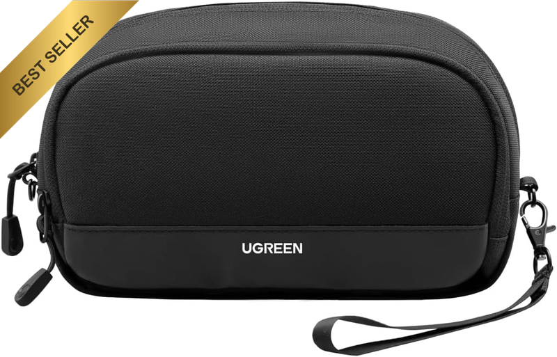 Water-Resistant Electronics Travel Organizer Bag for Cables, Charger, Power Bank