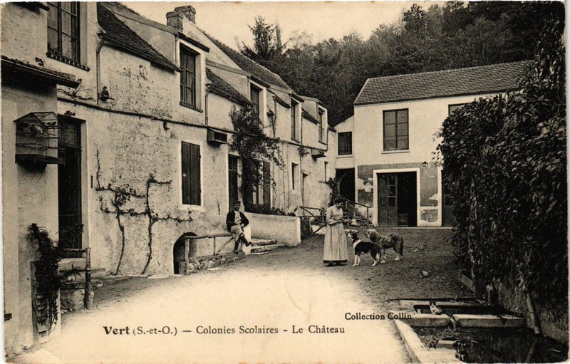 Cpa Vert - Colonies Scolaires - Le Chateau (246873)