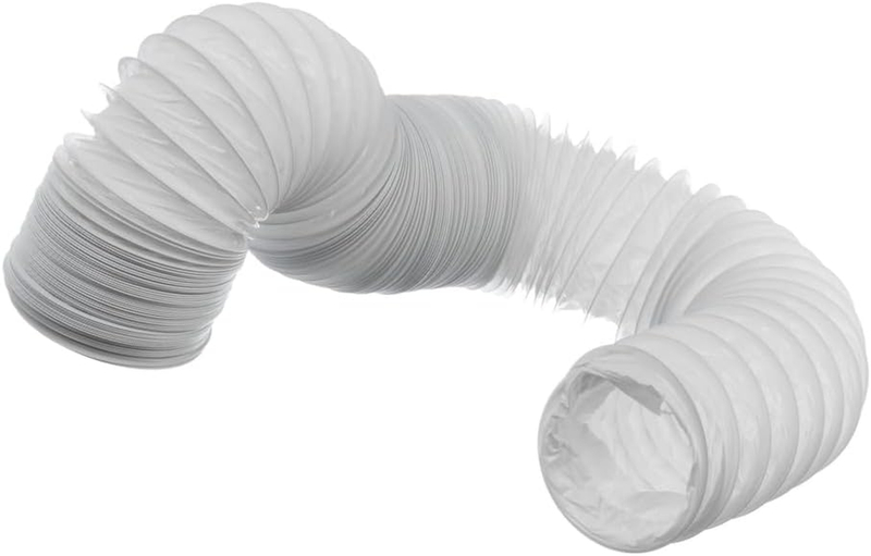 Ventilation Hose 100mm / 6m PVC Flexible Duct White Universal Tumble Dryer Cooke