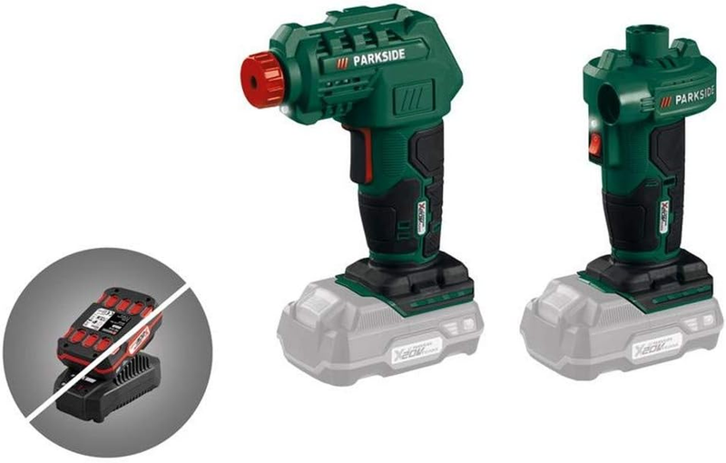 Compressore Ad Aria Parkside 20V - Per Gonfiaggio Pneumatici E Attrezzi