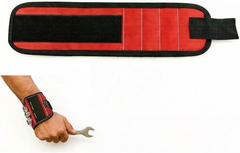Magnetic Wristband for Holding Screws,Nails,Adjustable Strap,Super Strong Magnet