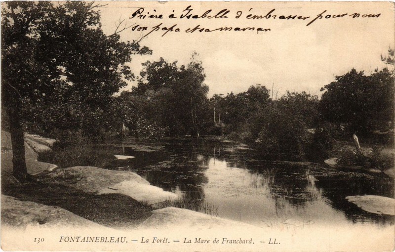 Cpa Fontainebleau - La Foret - La Mare De Franchard (249196)