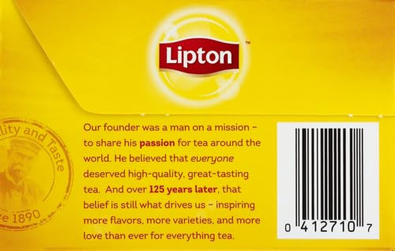 Black Tea Bags, Decaffeinated, 50 Ct
