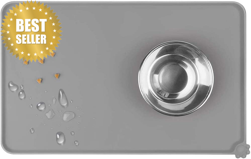Silicone Dog Cat Bowl Mat | Pet Waterproof Feeding Mat Tray| Dog Food Mat | Sili
