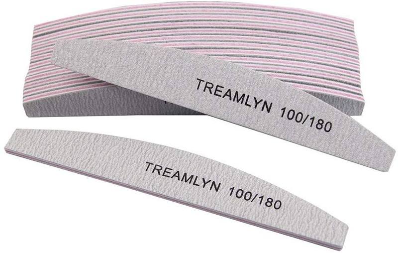 100/180 Grit, Heavy Duty Nail Files For Acrylic/ Natural