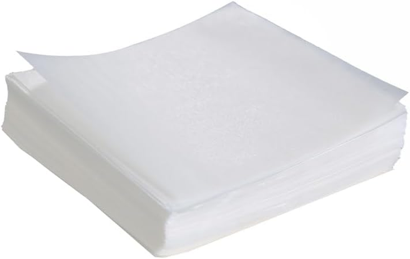 100Pcs 6X6 Inch Unbleached Parchment Paper Squares, Non-Stick Patty Paper for Bu