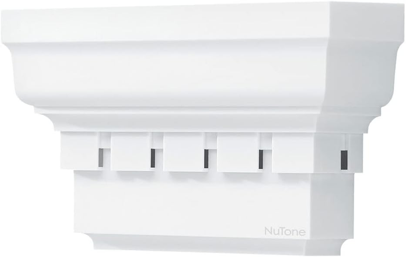 LA139WH Doorbell Kit, Decorative Wired Two-Note Door Chime for Home, 3.38" X 10.
