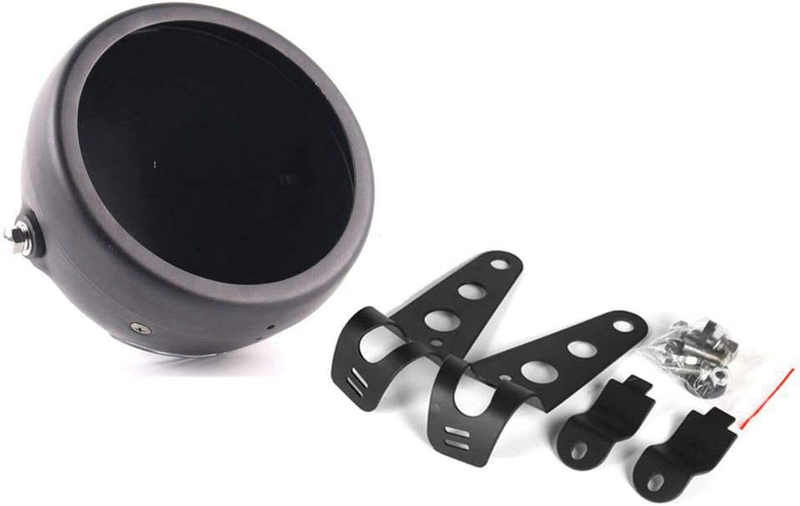 Black 5.75Inch Motorcycle Headlight Housing 5-3/4 Headlight 