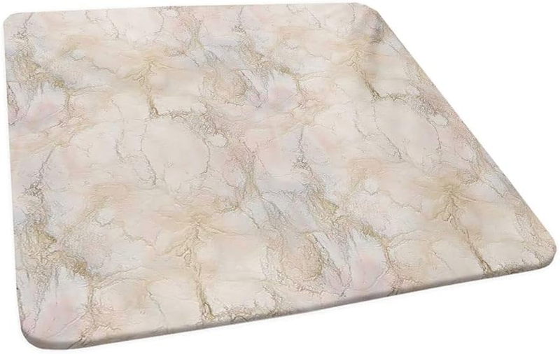 Marble Tablecloth, Marble Motif Art, Elastic Edge, Can Wipe Indoor/Outdoor Dinin