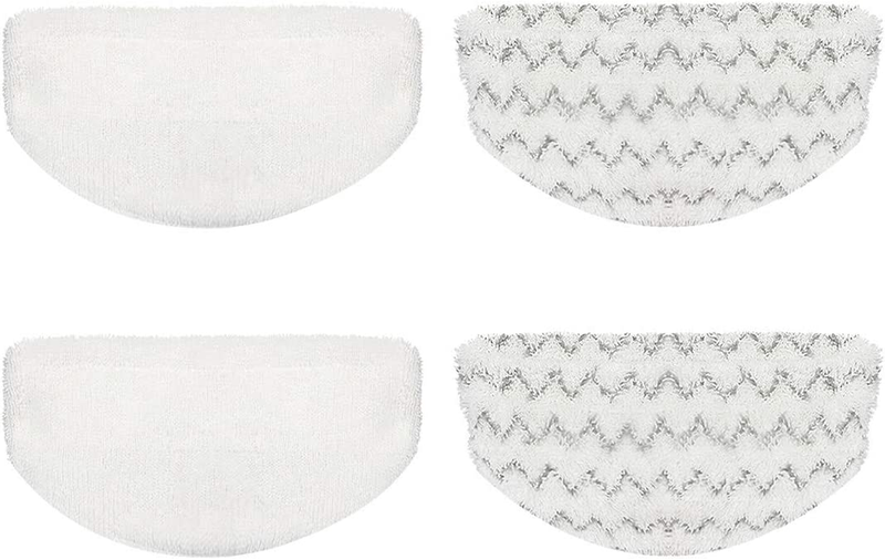4 Pack Steam Mop Pads Replacement for Bissell Powerfresh Ste