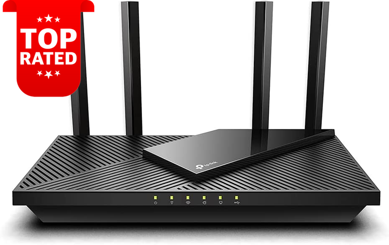 Archer AX55 Wi-Fi 6 Router AX3000 Dual Band 160MHz WPA3 0 Port High Speed