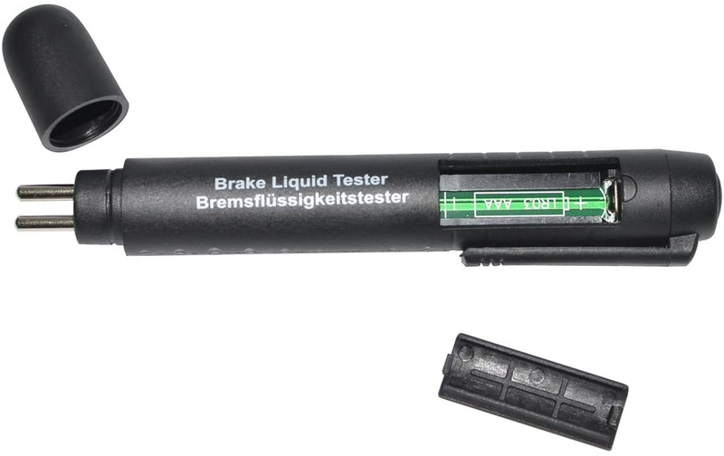 Brake Fluid Liquid Tester Pen with 5 LED Indicators, Calibrated For DOT3 DOT4 Br