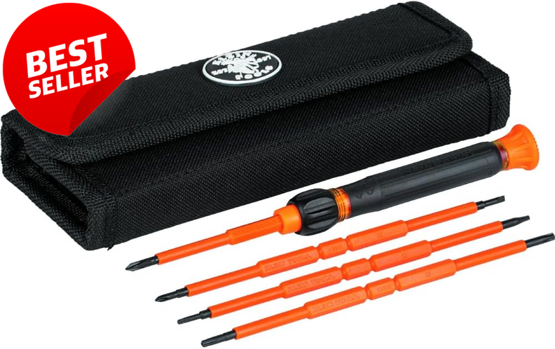 Klein Tools 32584INSR 8-in-1 Insulated Precision Screwdriver Set 1000V - US