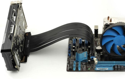 Graphics Card GPU Vertical Full Speed PCI-E 4.0 X16 Riser Cable High Speed Gen4 