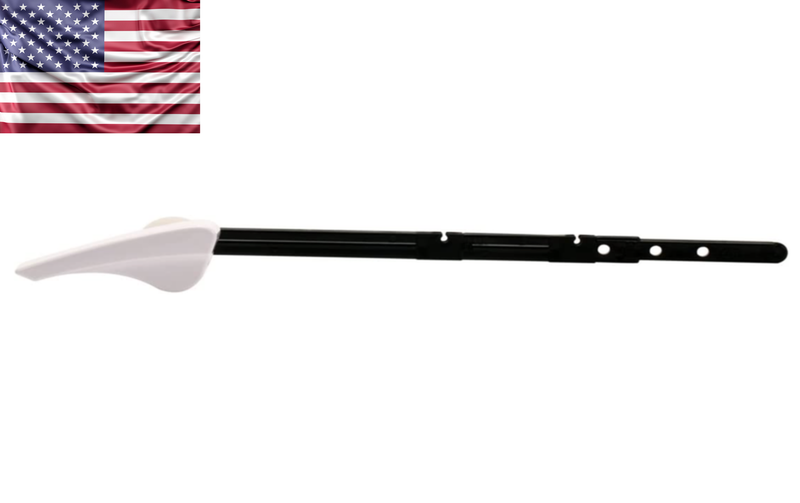 Tank Lever Flush Handle White Flapper Front/side Mount Toilet $