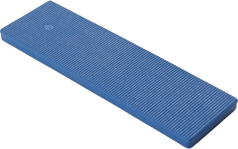Flat Plastic Shims Assorted Thickness: 1 mm - 6 mm - 60 pcs per unit