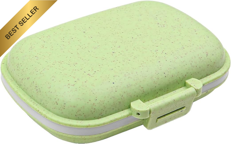 8 Compartments Pill Case Organizer Travel Pill Box Moisture Proof Small Daily Pi