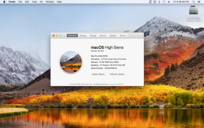 4TB 3.5'' Hard Drive MAC OS X High Sierra PreLoaded MAC PRO 2009 2010 4,1 5,1
