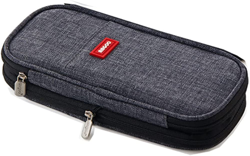 Case Pen Bag With Zipper Big Capacity Pouch Organ