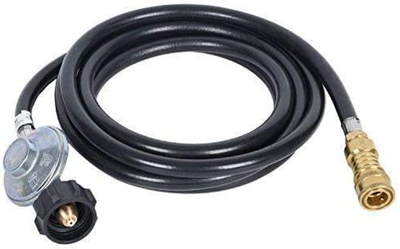 12ft Propane Hose with Regulator -3/8 Quick Connect Disconnect for Mr. Heater Bi