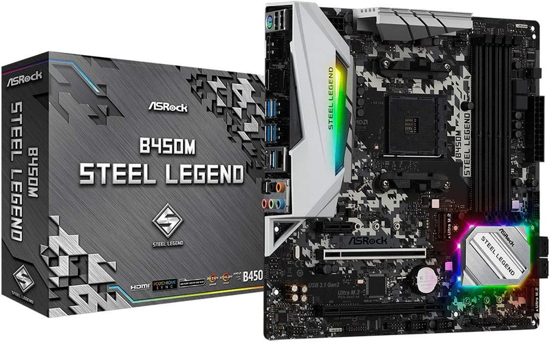 PCパーツ ASRockB450 Steel Legend ASRock > B450 Steel Legend