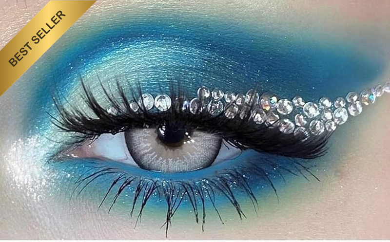Self-Adhesive Euphoria Eye Hair Face Gems Jewels Rhinestones, Waterproof Reusabl