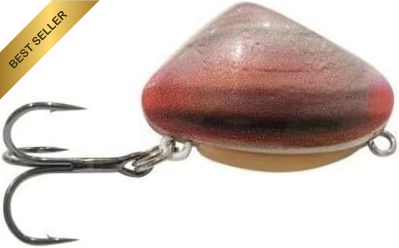 Tiny Clamer Mussel Hard Body Fishing Lure, 25 Mm Size, Surf Wash