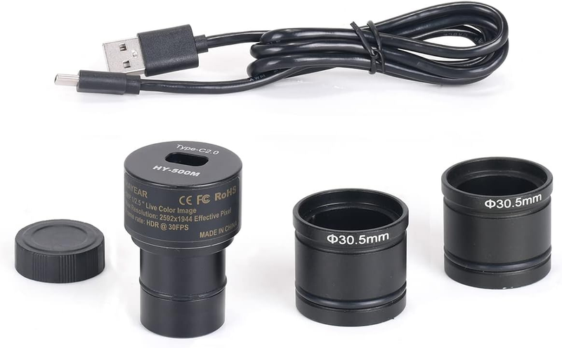 5MP USB Digital Microscope Camera USB Digital Eyepeice Lens 