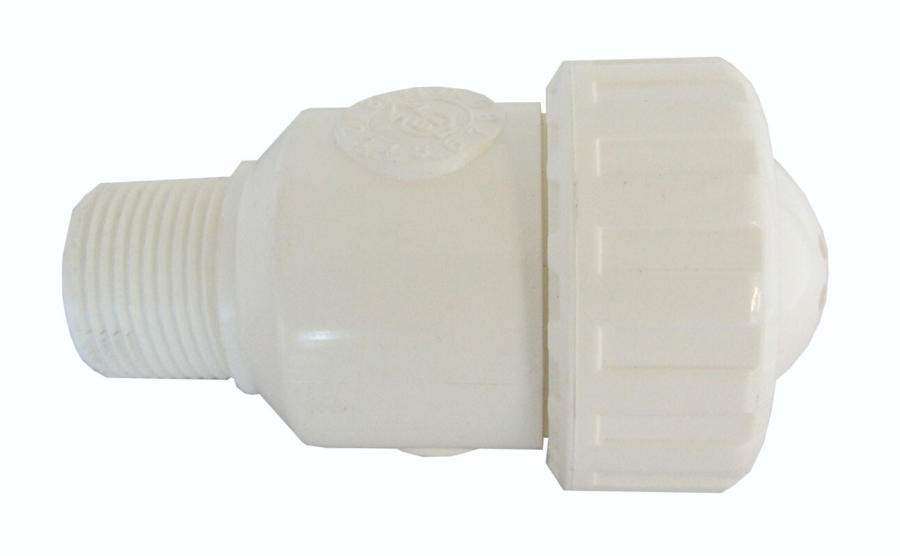 3/4" New vacuum relief valve for Heliocol Pool Solar Panels - New White