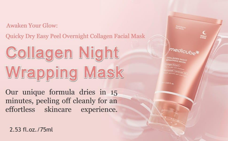 Collagen Overnight Wrapping Peel Off Facial Mask Pack - Elasticity & Hydration C