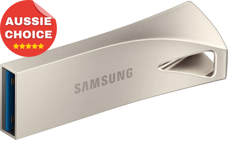 Champagne Silver USB Drive 64GB USB3.1 High Speed 300Mb/s Metallic Chassis