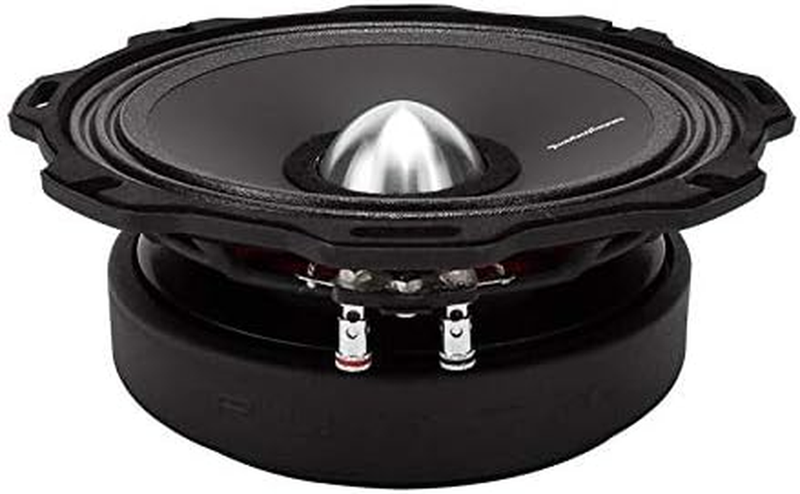 PPS4-6 6.5" 400W 4-Ohm Midrange Car Audio Speaker Pair with Fiber Reinforced Pap