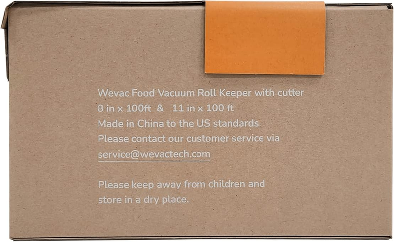 8''x100' & 11''x100' 2 Rolls Food Vacuum Seal Roll Keeper with Cutter, Ideal Vac