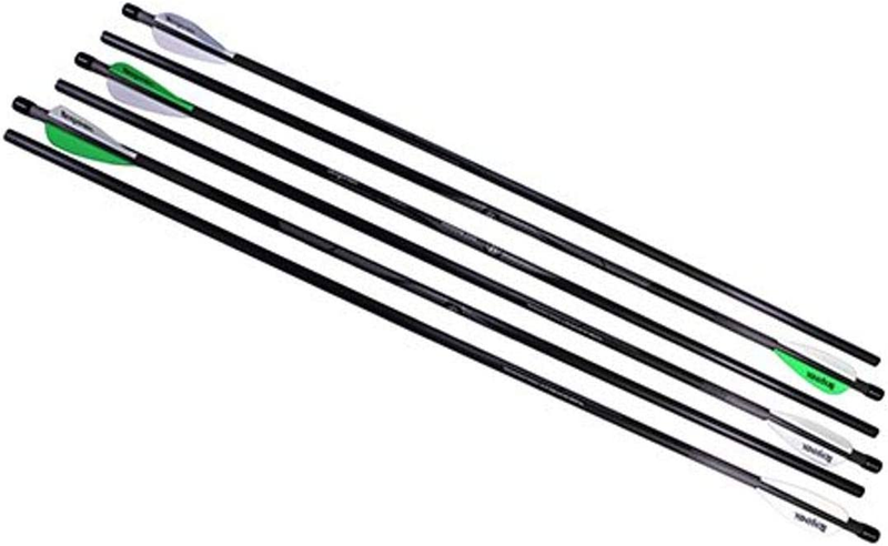Benjamin Mens Crosman Airbow Pure Carbon Arrow Six Pack 375 Grain 26 , Multi