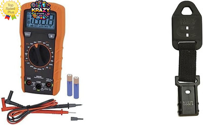 Klein Tools Digital Multimeter (MM325) + Magnetic Hanger (69417)