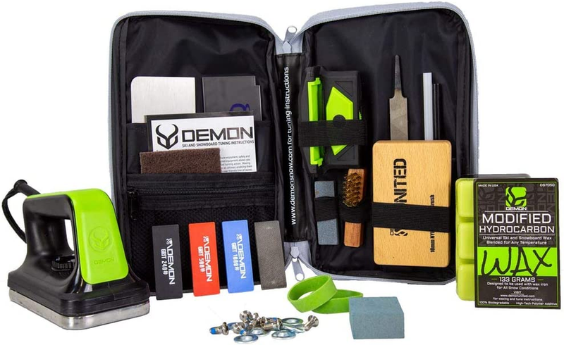 Tuning Kit With Ski Wax Iron,