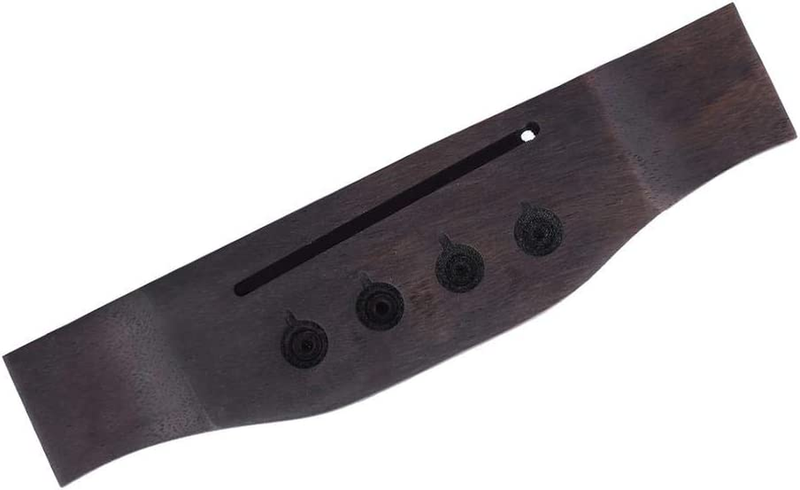 Acoustic Bass Bridge with Bridge Pins Fit Mitchell,Breedlove,Alvarez,D'Angelico
