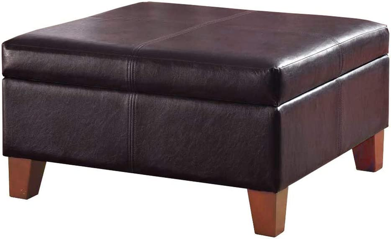 Homepop Home Decor |K2380-E155 | Luxury Large Faux Leather S