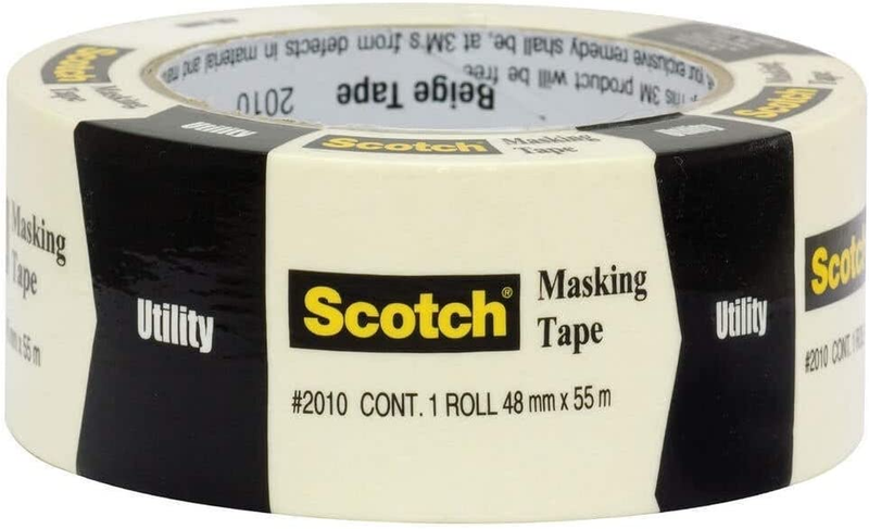 3M ® Utility Wide Crepe Masking Tape for Painting, 48Mm X 55M