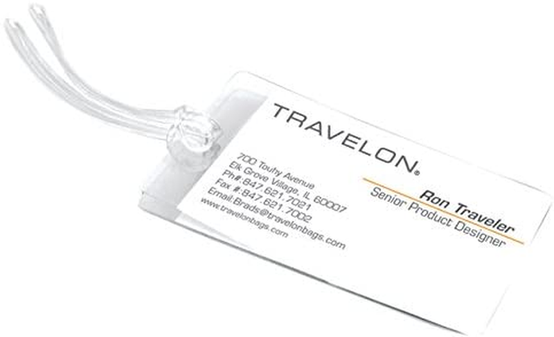Tags, Clear, 4.5 X 2.75 X 0.25